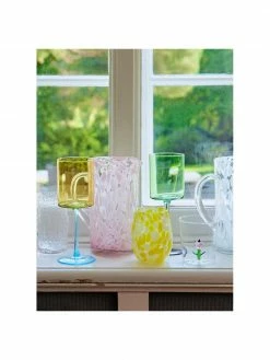 Verre à vin vert/gris Lilly, 2 pièces, Ø 9 x haut. 24 cm, 430 ml -Cuisine Soldes 2022 Verre a vin vertgris Lilly 2 pieces 3
