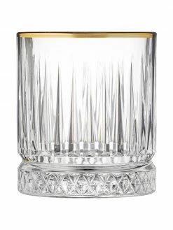Lyngby Verre à whisky avec bord doré Firenze, 4 pièces, Ø 9 x haut. 10 cm, 350 ml -Cuisine Soldes 2022 Verre a whisky avec bord dore Firenze 4 pieces 4