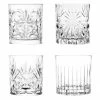 RCR Verre à whisky cristal à embossage Bichiera, 4 élém., Ø 8 x haut. 9 cm, 310 ml