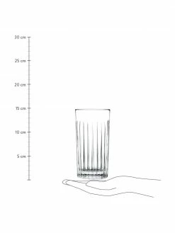 RCR Verre cristal avec relief Timeless, 18 élém. (6 personnes), Lot de différentes tailles -Cuisine Soldes 2022 Verre cristal avec relief Timeless 18 elem 6 personnes 8