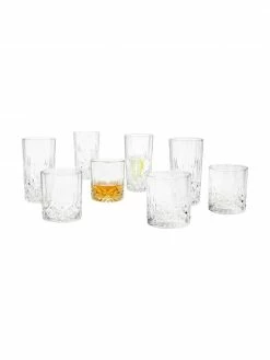 Westwing Collection Verre en cristal avec relief George, 4 pièces, Ø 8 x haut. 10 cm, 310 ml 12 Westwing Collection Verre en cristal avec relief George, 4 pièces, Ø 8 x haut. 10 cm, 310 ml -Cuisine Soldes 2022 Verre en cristal avec relief George 4 pieces 4