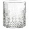 Bloomingville Verres à eau avec motif texturé Gro, 6 pièces, Ø 8 x haut. 9 cm, 300 ml