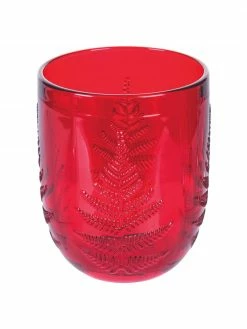 Villa D'Este Home Tivoli Verres à eau texturés rouge Aspen, 6 pièces, Ø 8 x haut. 10 cm, 250 ml -Cuisine Soldes 2022 Verres a eau textures rouge Aspen 6 pieces 4