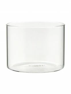 Bitossi Home Verres à eau verre borosilicate Boro, 6 pièces, Ø 8 x haut. 6 cm, 200 ml