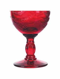 Villa D'Este Home Tivoli Verres à vin texturés rouge Aspen, 6 pièces, Ø 8 x haut. 17 cm, 240 ml -Cuisine Soldes 2022 Verres a vin textures rouge Aspen 6 pieces 5